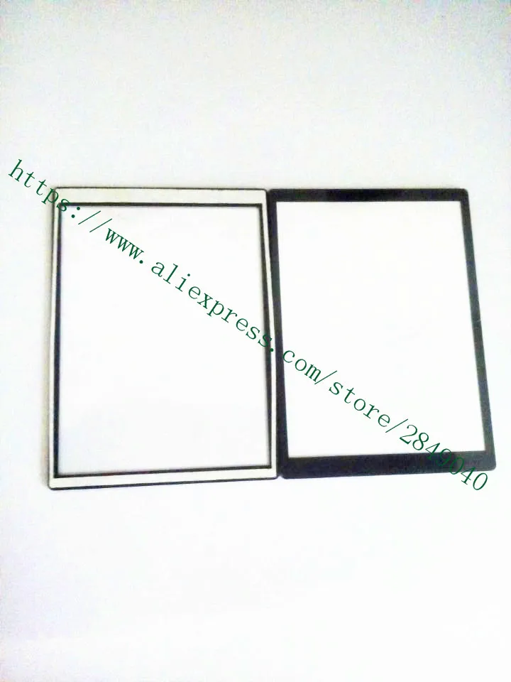 غطاء زجاجي لنافذة شاشة LCD خارجية جديدة لكاميرا Nikon Coolpix P500