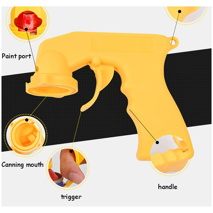 Painting Spray Adaptor Painting Tools Plastic Trigger Handle Portable Paint Sprayer Universal Handle Repair Spare Parts