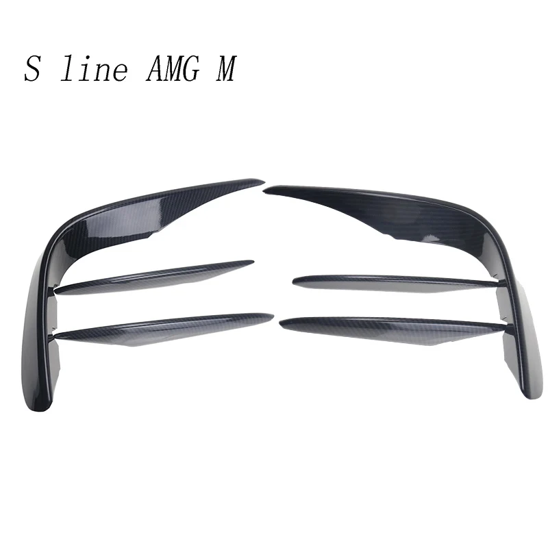 

Car styling for Mercedes Benz GLC Class X253 Front Fog Light Lamp carbon fiber decoration Trim Covers Stickers Auto Accessories