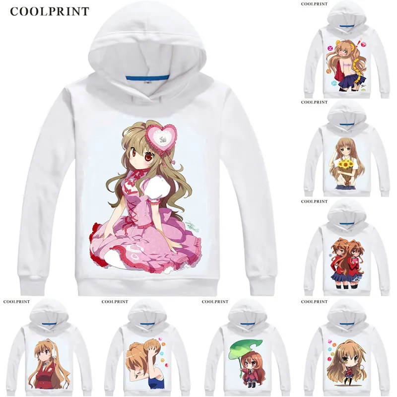 

Moe Anime Toradora! Hoodies Multi-style Hooded Hoodie Palmtop Tiger Te Nori Taiga Aisaka Taiga Ryuji Takasu Cosplay Sweatshirts