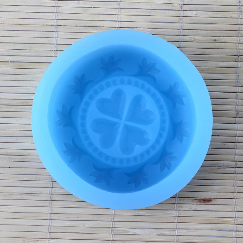 Soap Silicone Mold Round Flower Shaped Handmade Craft Soap Making Mould