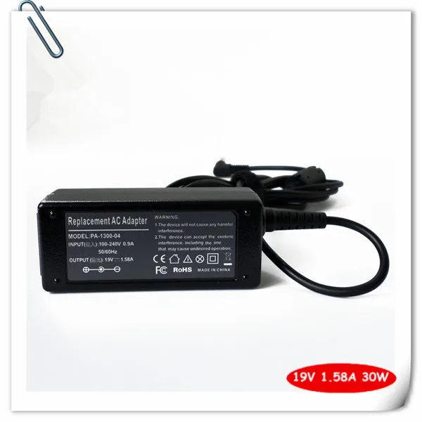 Cargador de batería para portátil Acer Aspire One AOA, cable de fuente de alimentación con adaptador de CA de 30W, 10,1 pulgadas, Mini, PA-1300-04, ZG5, D150, D250, KAV10, KAV60