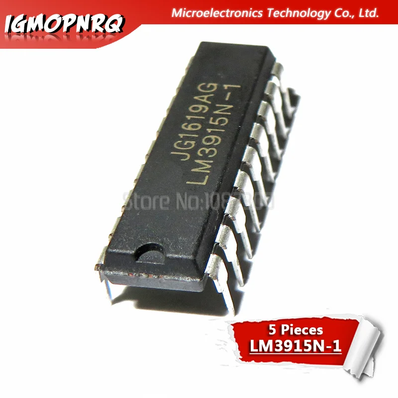 5pcs LM3915N-1 LM3915N LM3915 DIP-18 LED Lighting Drivers DOT/BAR DISPLAY DRVR new original