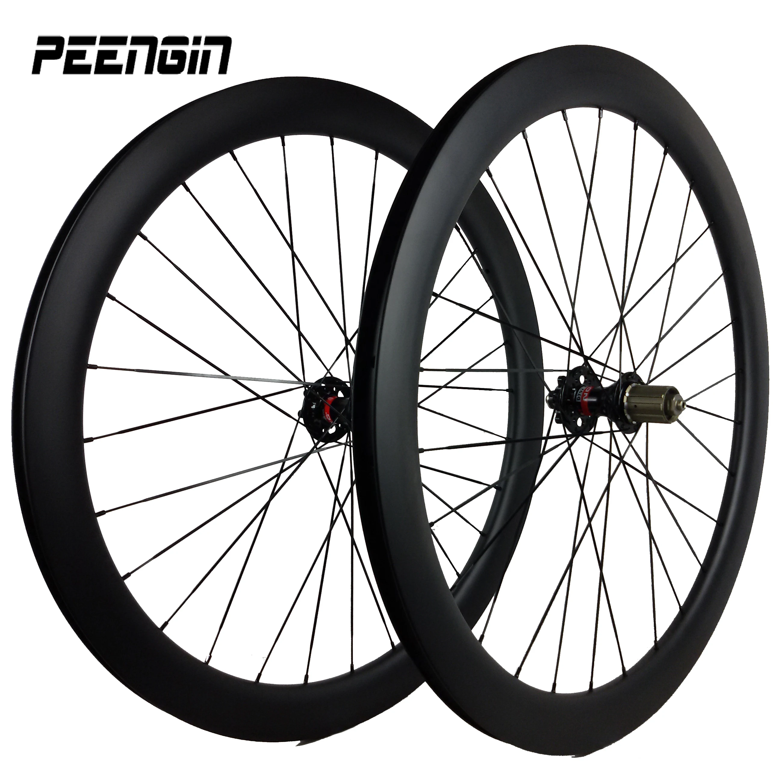 45mm OEM 27.5er Carbon Wheel Gravel Wheelset 650B Disc Brake 29mm Wide Clincher Tubeless Novatec D791/D411 Six Bolts/Center Lock