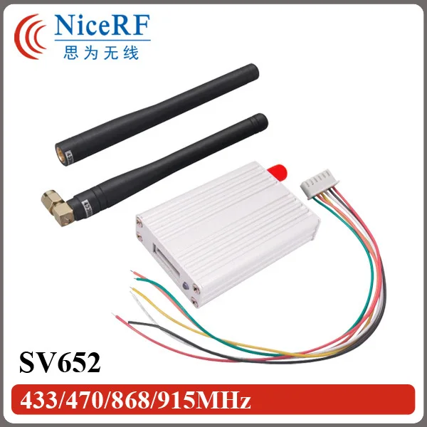 2SETS SV652 -121 dBm High Sensitivity 500mW RS232 Interface 3km Distance 915MHz Transmitter And Receiver Module