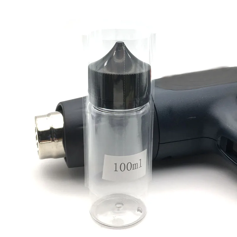 200pcs Clear PVC Heat Shrink Wrap Film for 15ml 30ml 50ml 60ml 100ml 120ml Bottle Shrink Film Shrink Seal
