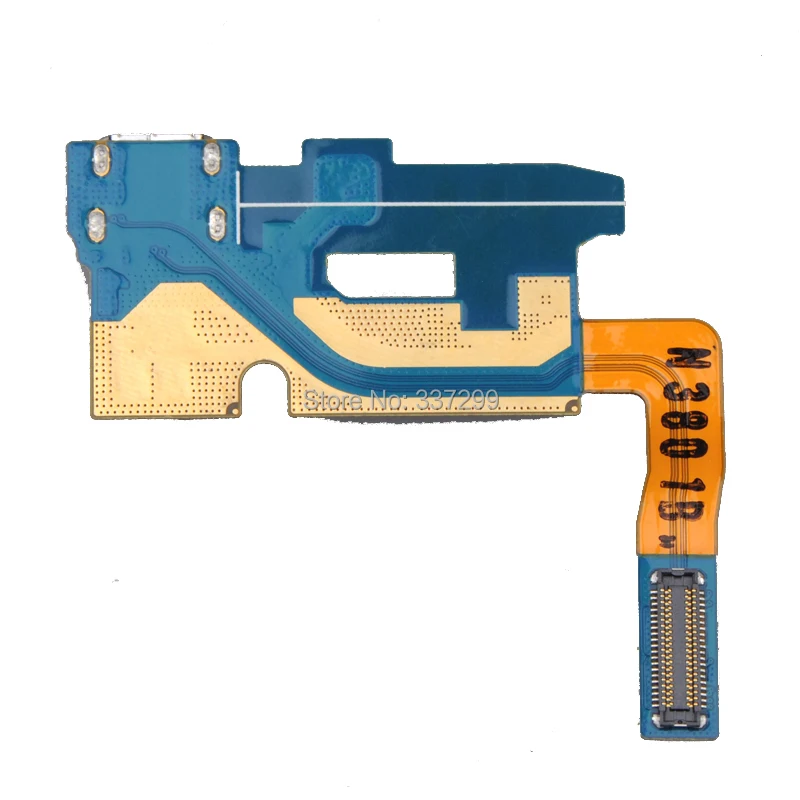 10pcs /a lot Flex Cable USB Microphone Charging Port Dock Connector For Samsung Note 2 i605 Free Shipping