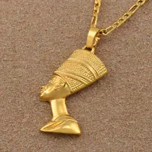 Nefertiti Pendant Necklace for Men Women #6