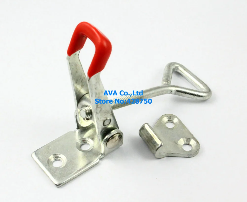 

2 Pieces 80mm Adjustable Cabinet Boxes Case Chest Catch Metal Toggle Latch Hasp