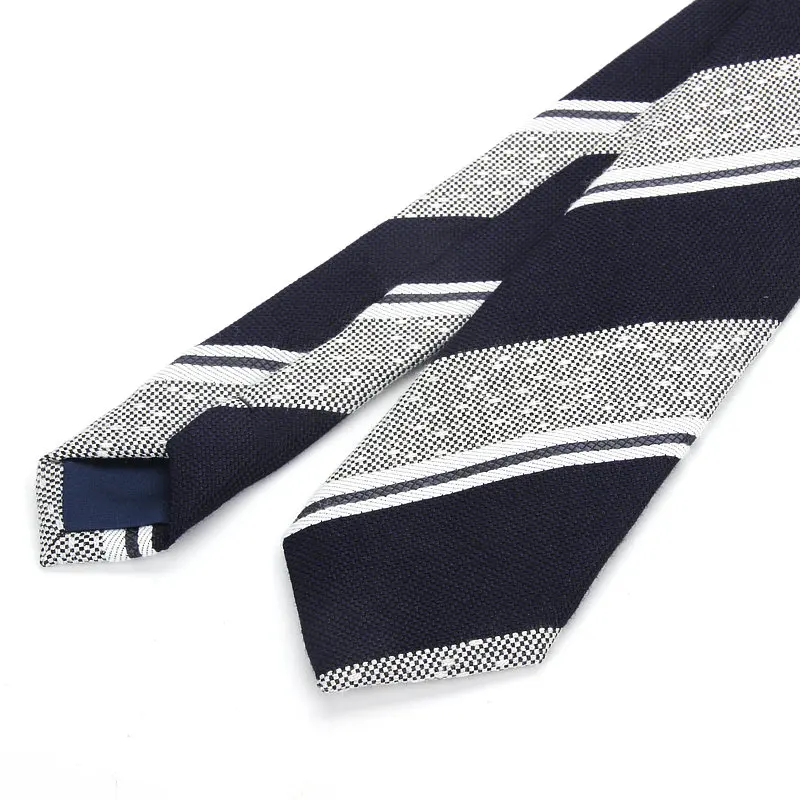 Fashion Tie Classic Men\'s Stripe Necktie Casual Cotton Suits Bowknots Neck Ties Male Business Skinny Slim Ties Colourful Cravat