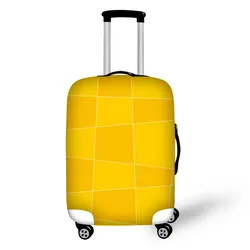 Housse de protection pour bagages de voyage, motifs géométriques 3D imprimés sur la valise, housse anti-poussière pour sac à roulettes de 18 à 30 pouces