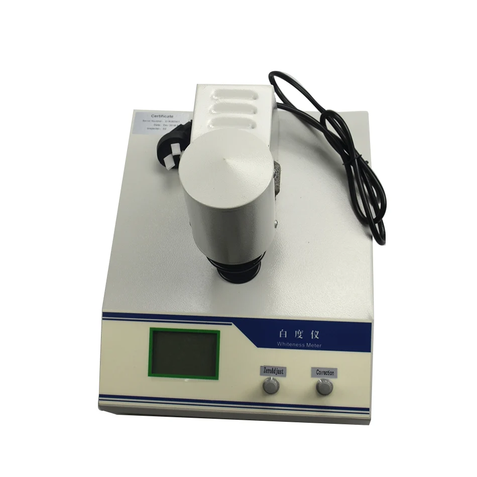 Free Shipping High Accuracy Digital Desktop Whiteness Meter Leucometer White Colour Tester For Paper/Flour/Painting/Spinning