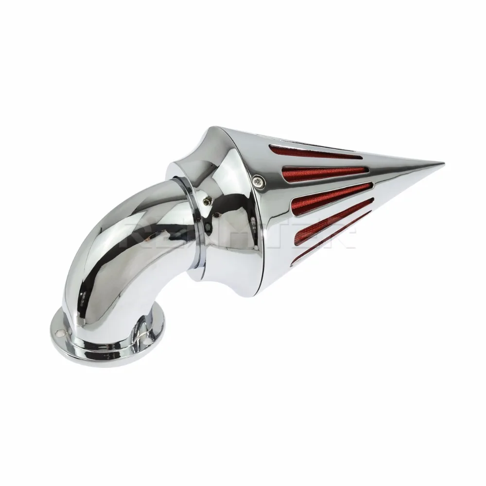 Motorcycle Chrome Spike Air Cleaner Intake Filter Kit For Harley Sportster XL 1200 883 48 72 Forty Eight Seventy Two Custom