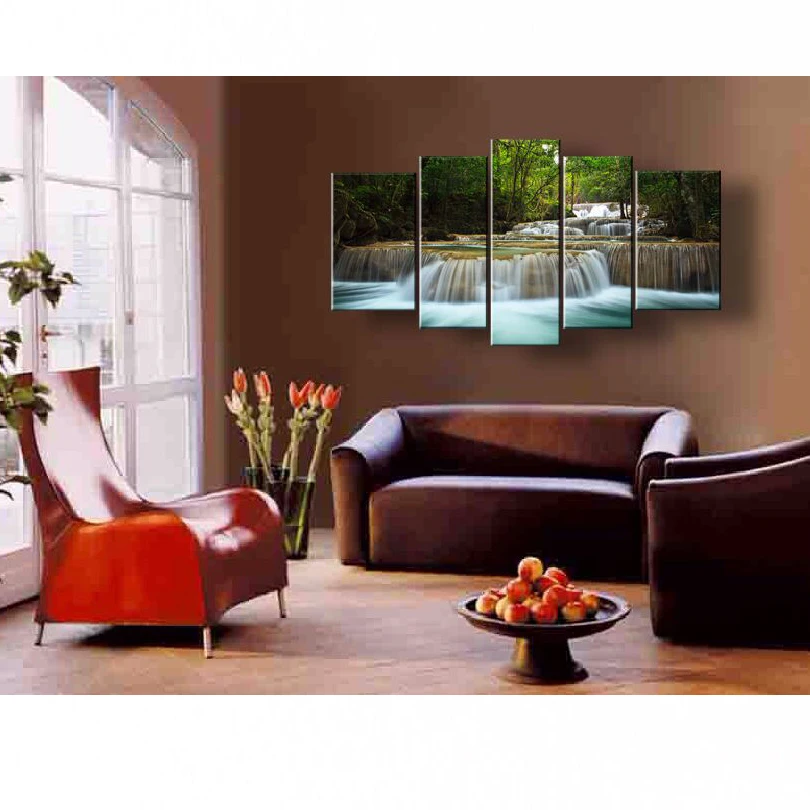 NEW combinations clear printing simulation oil painting sitting room decorate landscape paintings  room decorate art 1168054