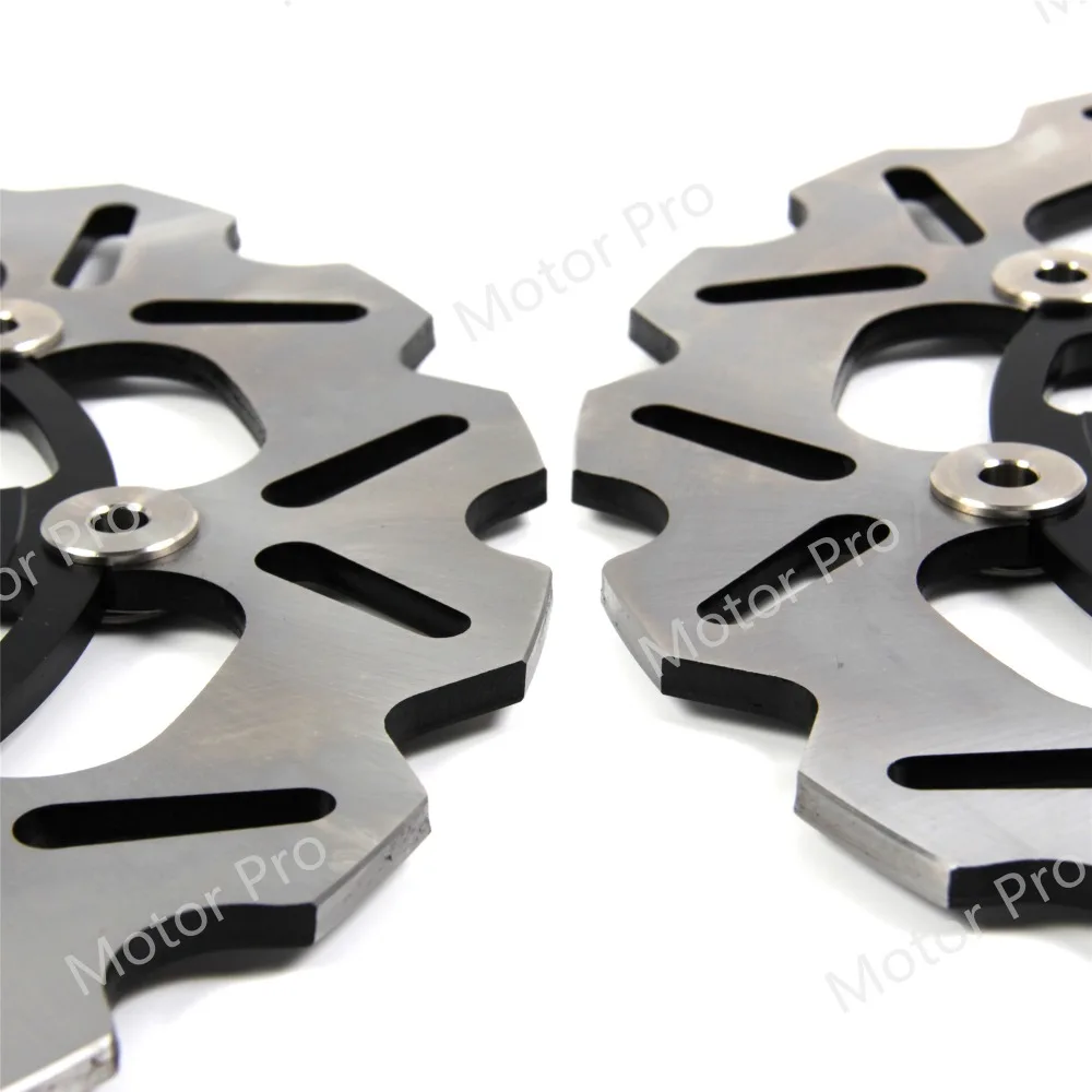 2PCS CNC Floating Disk Brake Disc Rotor For Suzuki GSF BANDIT / GSF-S 650 2007 2008 2009 2010 2011 2012 GSF650 GSF650S GSF-S650