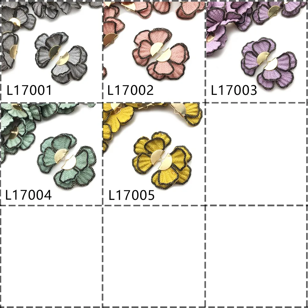 CHENGRUI  L170,patches for clothing,diy craft supplies,diy handmade earrings,craft material,diy craf,artificial Flowers,4pcs/bag