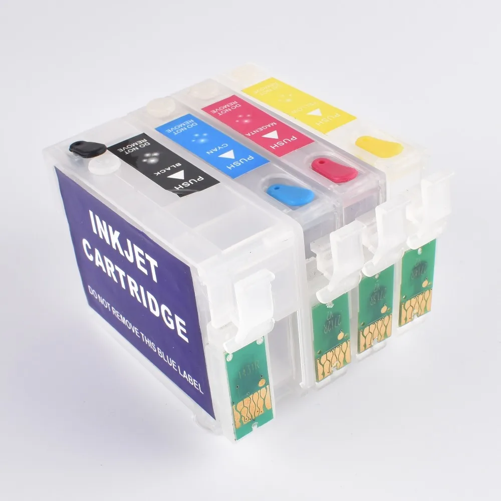 

BLOOM compatible T1431 -T1434 refillable ink cartridge for epson Workforce WP-7011 WP-7018 WP-7511 WP-7521 WF-3011 WF-3521