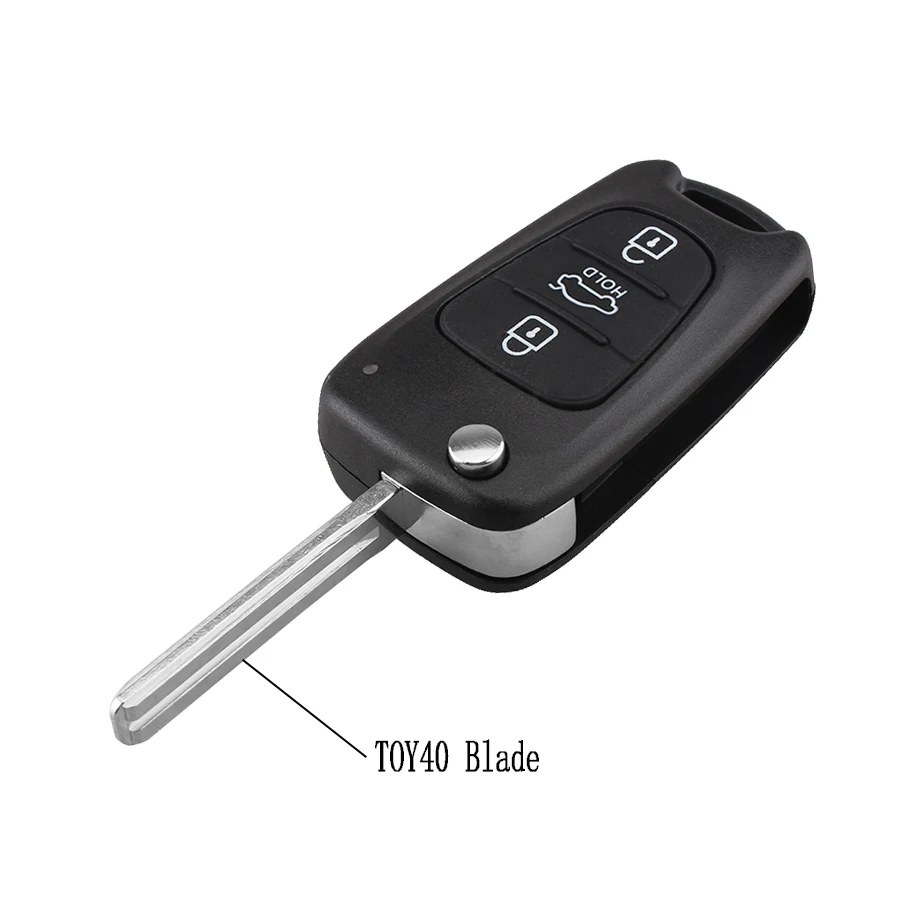 QWMEND 3Buttons Remote key shell for kia sportage picanto 3 rio k2 K5 cerato ceed soul for hyundai auto key blanks Original key