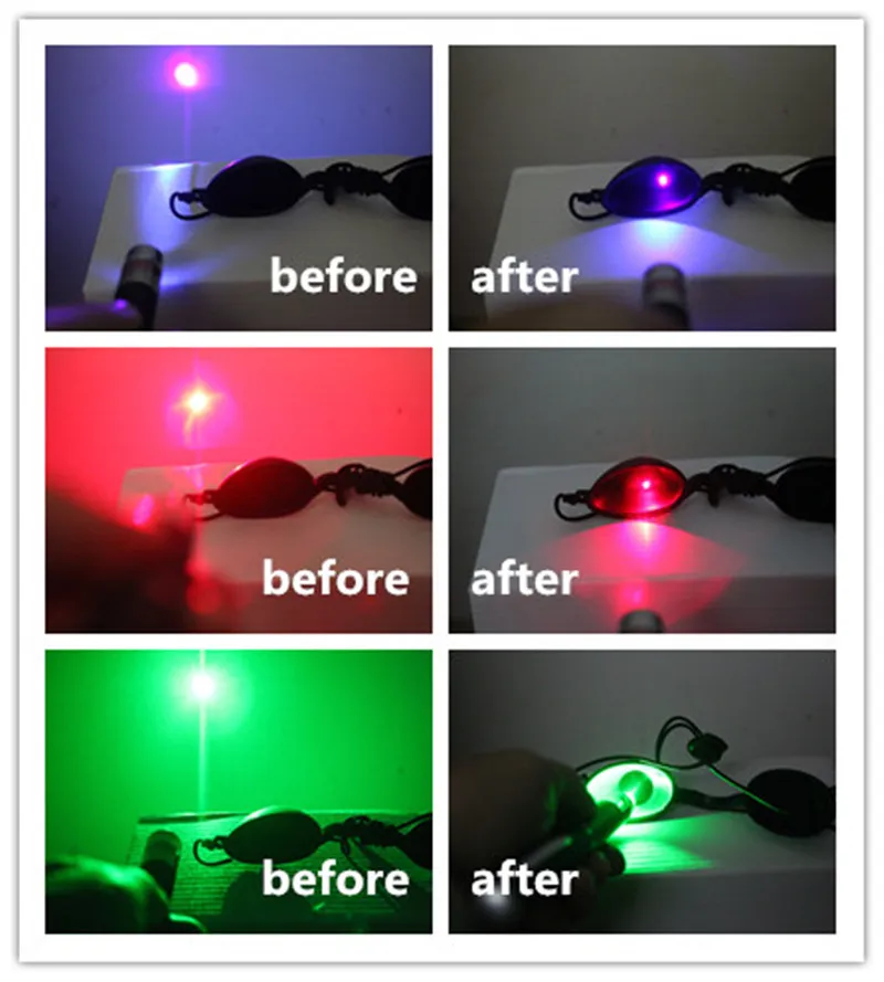 Laser Safety Goggles IPL protective glasses soft Eyepatch for Beauty OPT E light eyecup