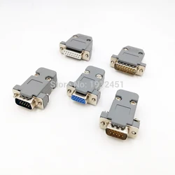 DB15  data cable connector plug VGA Plug 3 row D type connector 15pin port socket adapter female&Male DP15