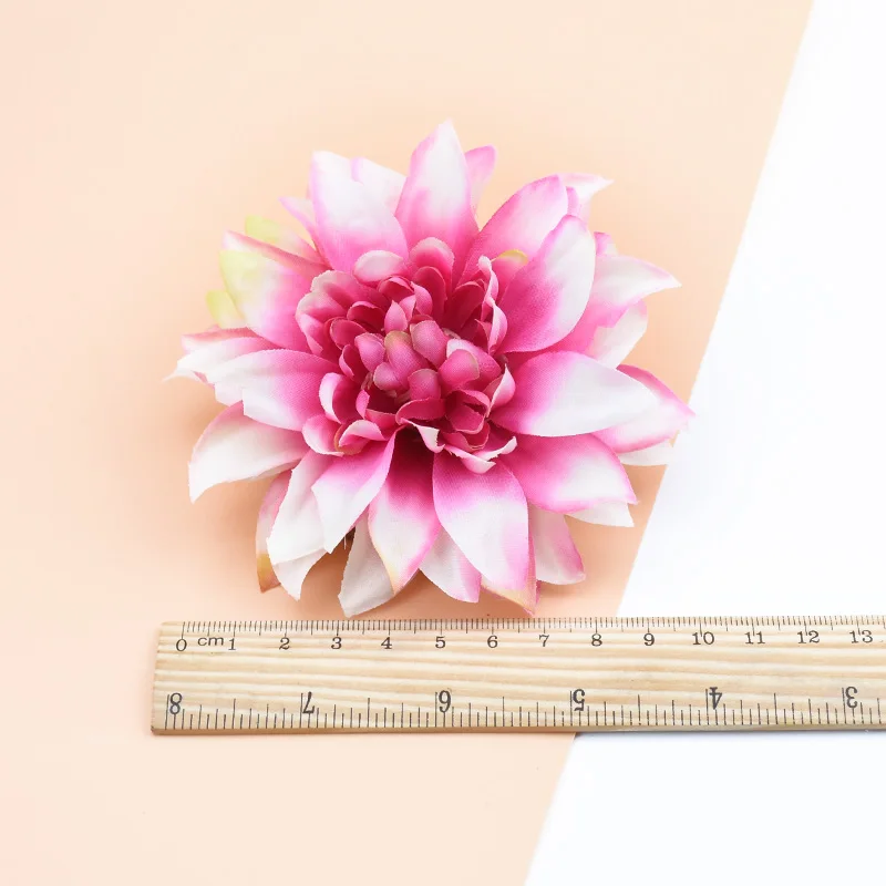 10 Stück 10CM Künstliche Pflanzen Blumen Großhandel Seiden-Gerbera Festliche Dekoration für Zuhause Hochzeit DIY Kranz Künstliche Staubblätter Brosche – Detail 1