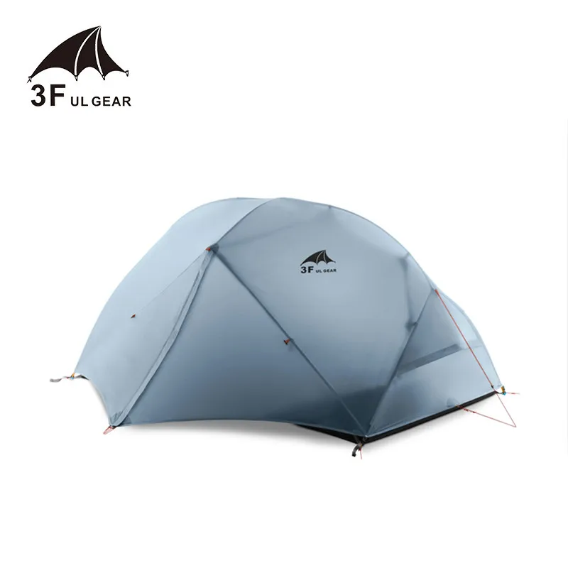 

3F UL GEAR 2 Person 4 Season Camping Tent Outdoor Ultralight Hiking Backpacking Hunting Waterproof Tent 15D Silicone Zelt Tenten