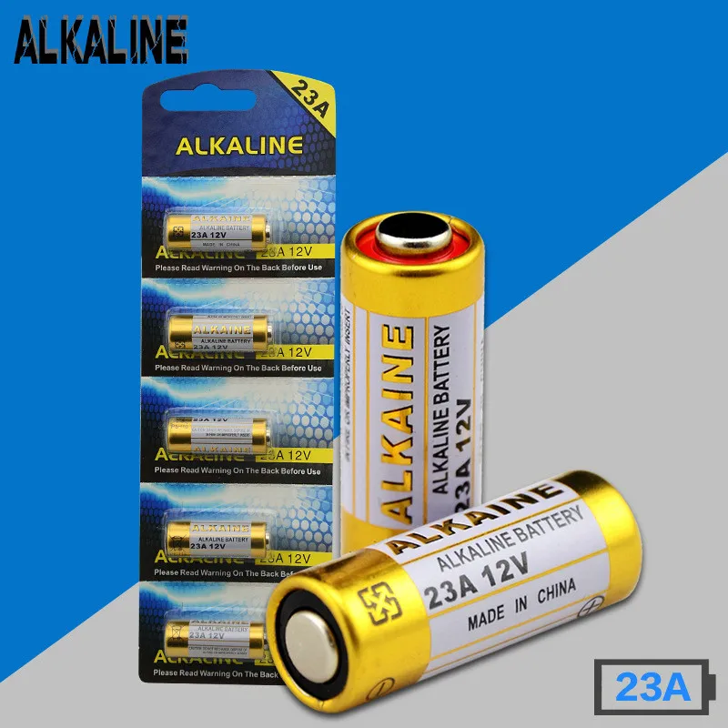 100pcs/Lot Alkaline Battery 12V 23A 23GA 21/23 A23 A23S E23A EL12 MN21 MS21 V23GA MN21 L1028 RV08 GP23A K23A For Doorbell Remote