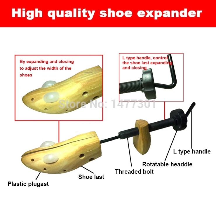 Wood shoe stretcher expander expanding shoe for the cool shoes high-heeled shoe tree flats