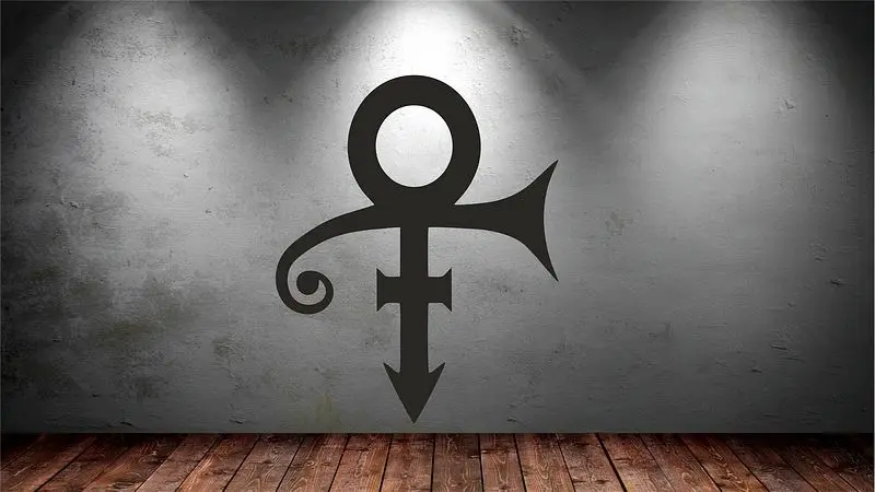 Prince symbol Vinyl Wall Stickers Artistic Design etiqueta pared vinilo Wall Decal Home Decoration Wallpaper autocollant SA988