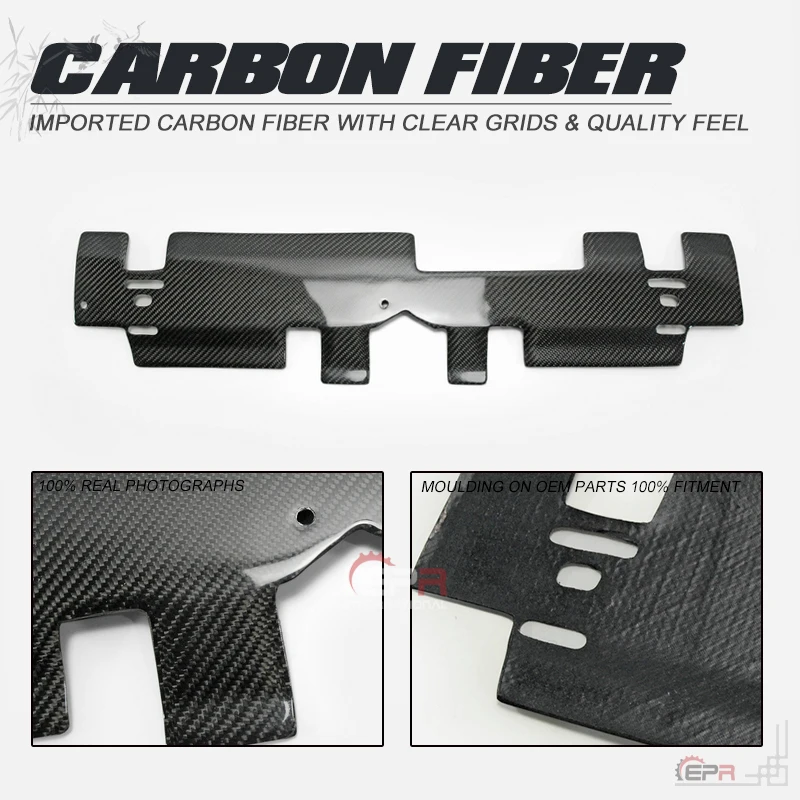 For Impreza GDB 02-05 OEM Carbon Fiber Cooling Panel Glossy Finish Inner Engine Part Cover Fibre Tuning Drift Body Kit Trim