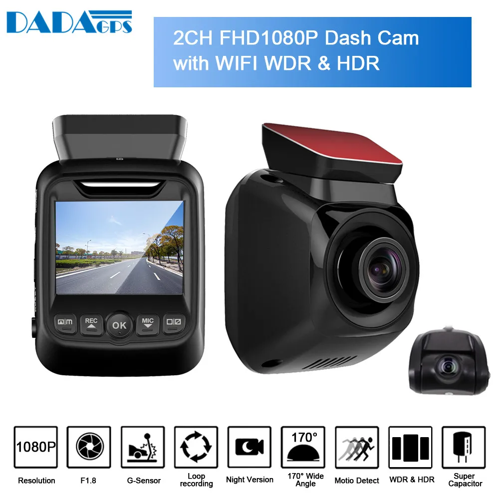 

FHD1080P WIFI Car DVR Cameras ADAS Dash Cam Rearview Camera Automatic camera DVR G-Sensor Night vision camera dual cameras