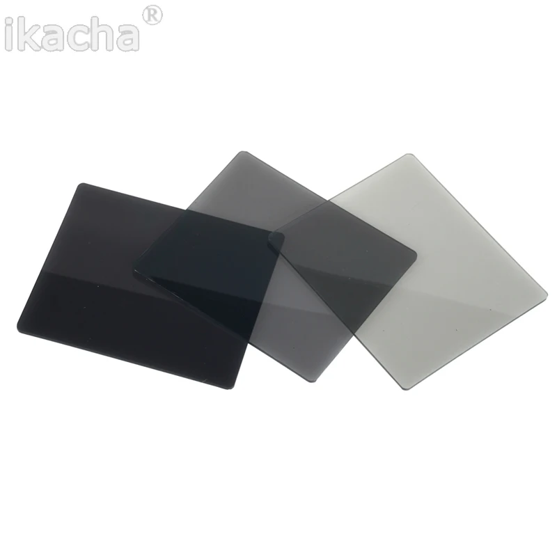 New Graduated ND2 ND4 ND8 ND16 Neutral Density Graduated Grey Full Color Square Filter For Cokin P Series For All Camera