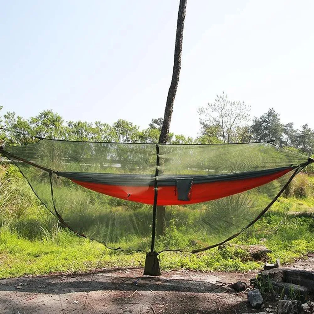 330*150cm Outdoor Hammock Mosquito Net Cover Ultralight Portable Swing, Hanging Chair Mosquito Net