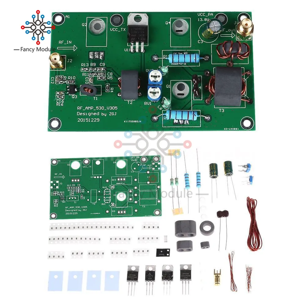 45W SSB Linear Power Amplifier for Transceiver HF Radio Shortwave Radio HF FM CW HAM DIY KITS