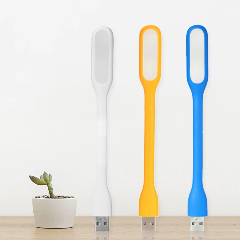 USB Power bank LED Night light Mini notebook Nightlight Desk Reading lamp For PC Mobile Power luminaria Computer 10 Colors