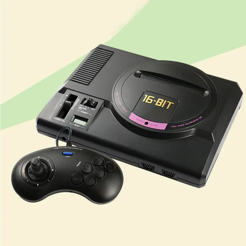 

NEW HD Video Game Console 18 free games High definition TV Out For SEGA MEGA Drive Simulator MD with wireless gamepad