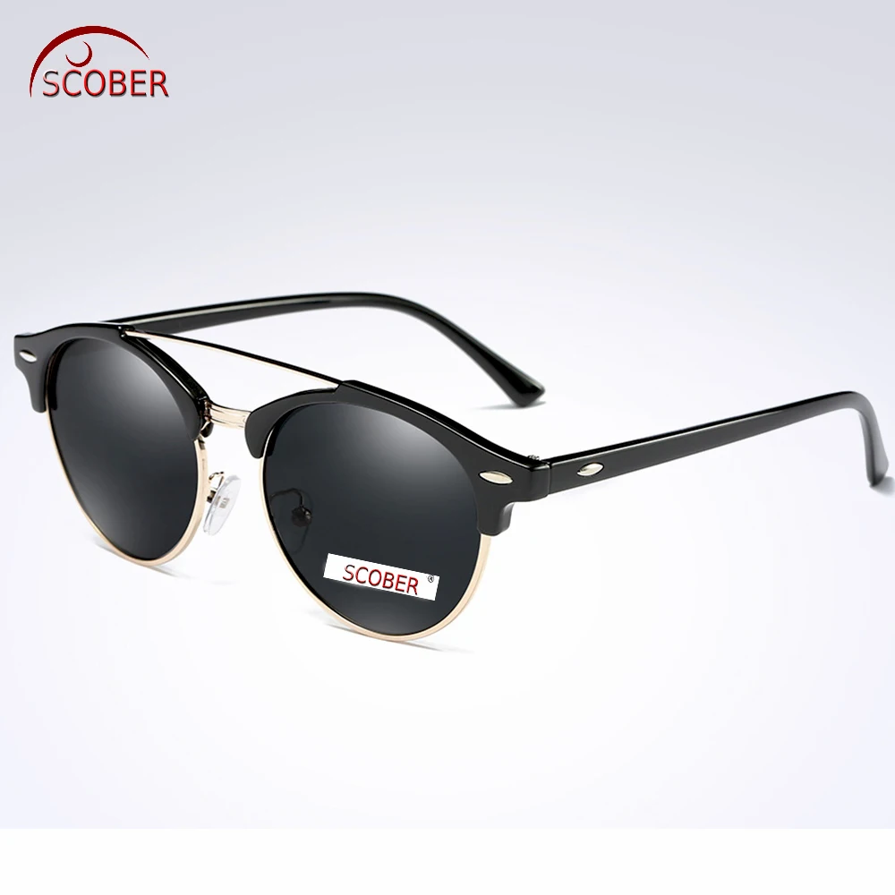 Retro Vintage Round Men Women Reading Polarized Sun Glasses Polarized Sunglasses +0.75 +1 +1.25 +1.5 +1.75 +2 +2.25 +2.5 To +4