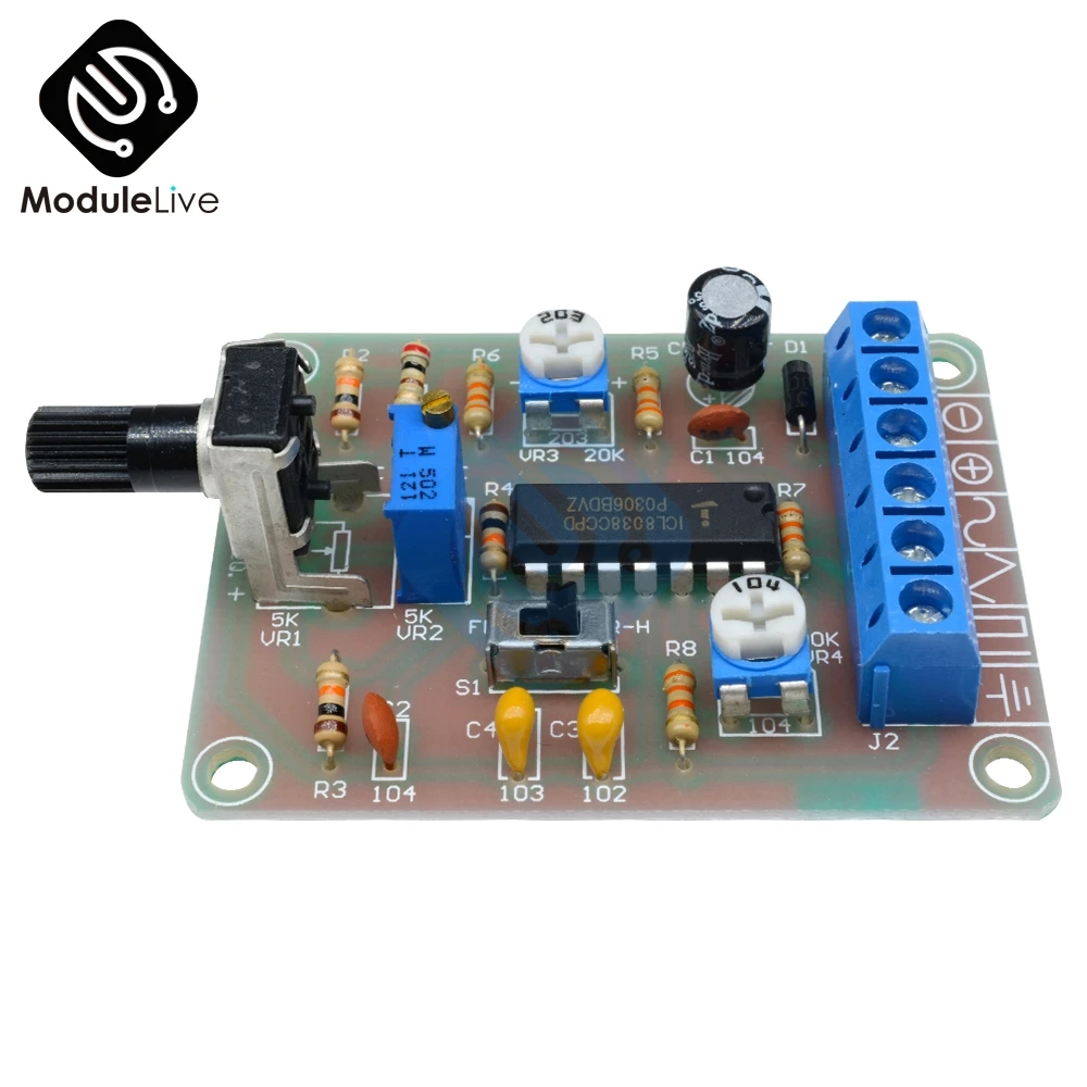 ICL8038 Monolithic Function Signal Generator Module Sine Square Triangle Welded