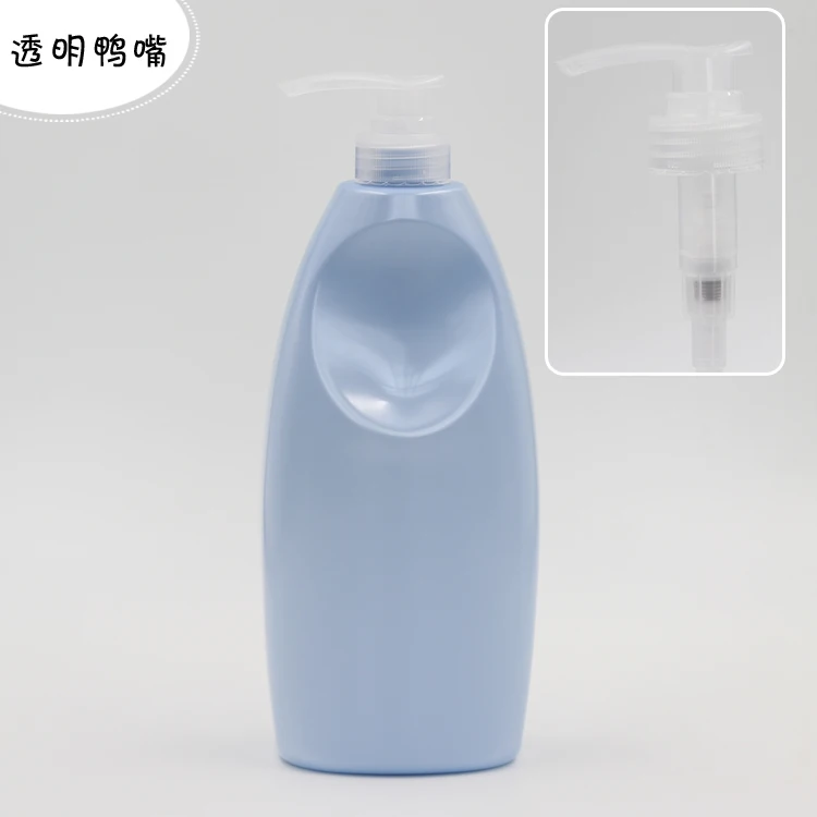 10pcs/lot 1000ml PET Pump Bottles 1L Packaging Bottle Large Capacity Bottle for Shampoo Condition 35.3oz  Cosmetic Refilled tool