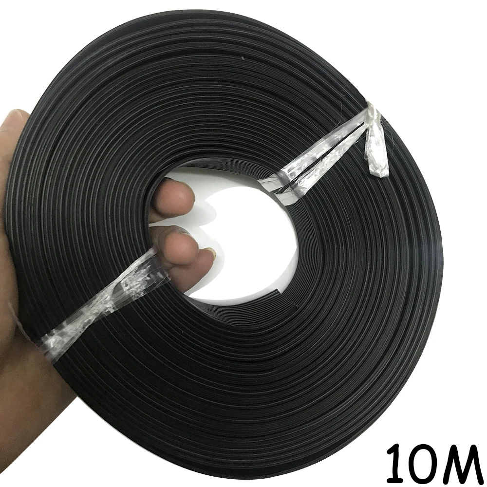 10-Pin 12-Pin 14-Pin Silicone Ribbon Cable 3D-Printers Wire 20AWG 22AWG Soft Parallel Black Copper Wide Line