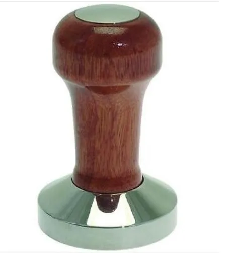 Wood and SS Coffee Tamper Stainless Steel wood handle Coffee Tamper Barista Espresso Tamper 58mm