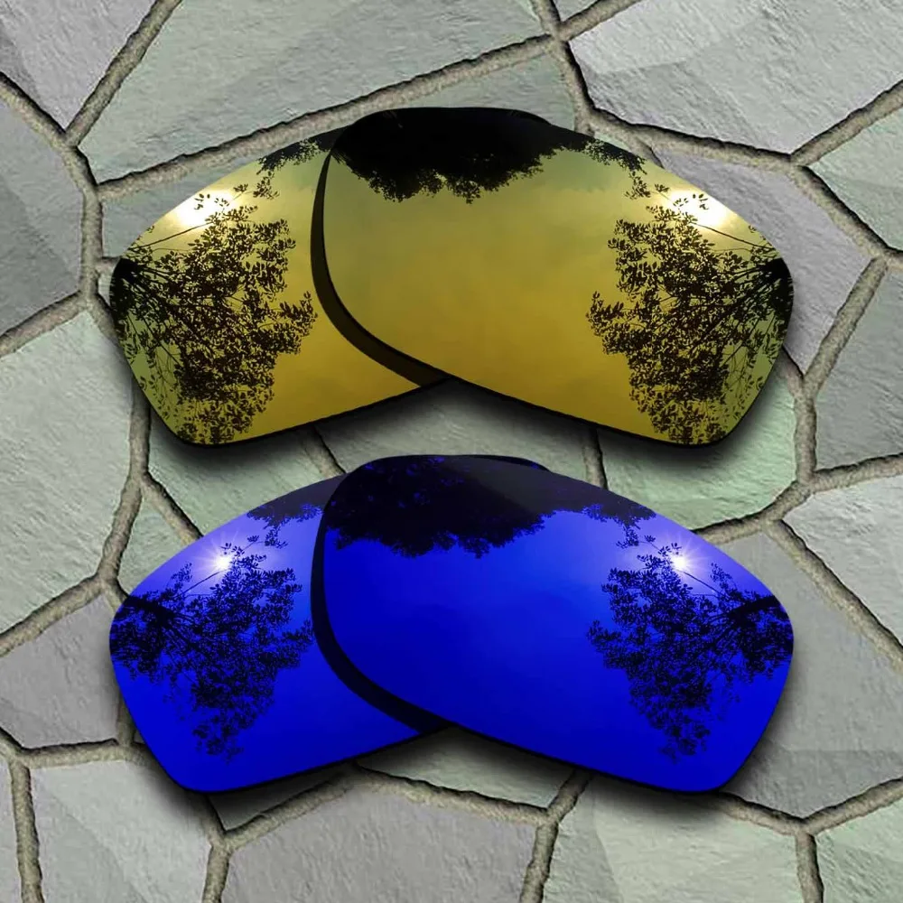 Yellow Golden&Violet Blue Sunglasses Polarized Replacement Lenses for Oakley Fives Squared