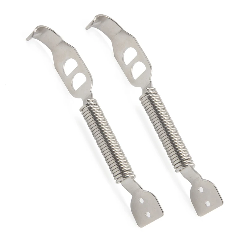 Sport Stainless Boot Bonnet Springs Clips Competition Hood Panel Race Rally Pair Lockrear bumpers, trunk  lids Spring Pin Kit