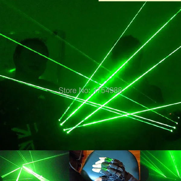 

Christmas laser gloves 4 pcs laser 532nm 80mw Green Gloves stage laser show led laser gloves