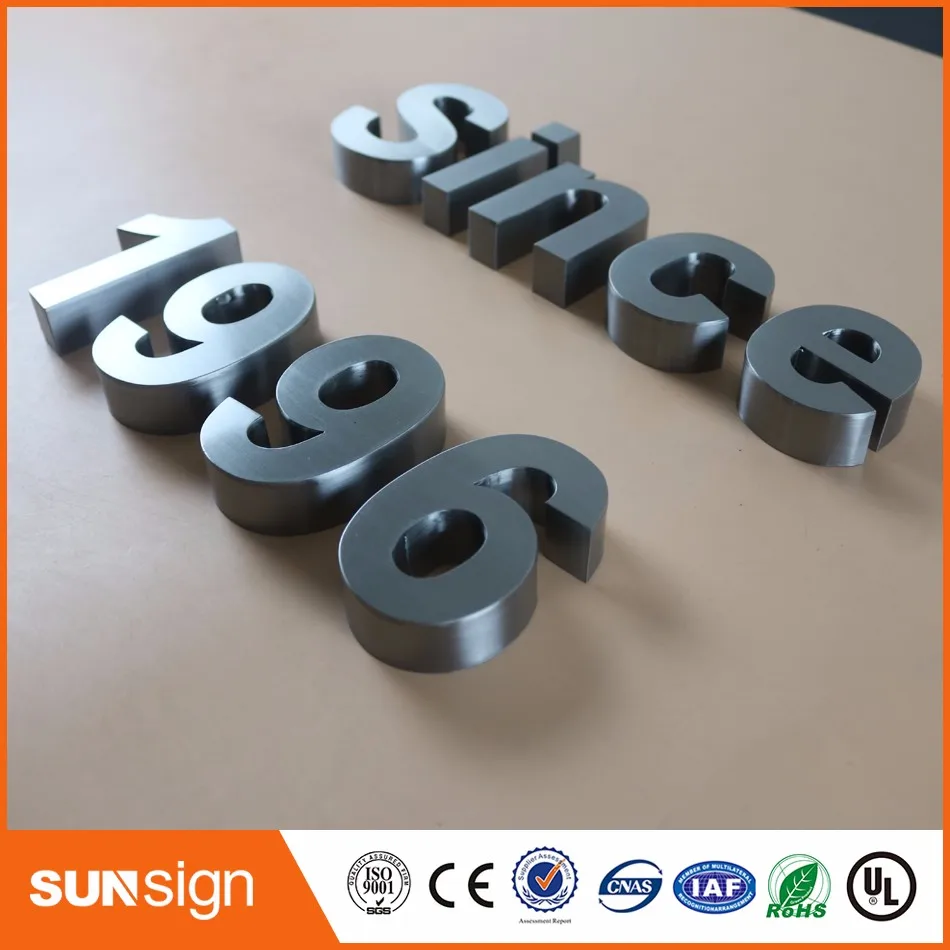 sample business letter decorative stainless steel letter sign