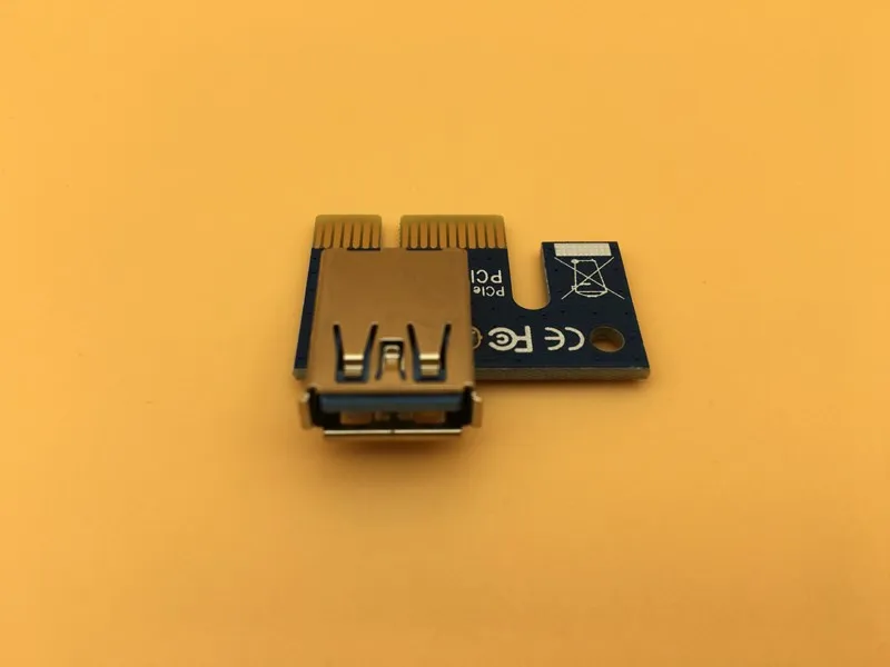 PCI-E PCI Express Extender 라이저 카드 1x 변환 카드 BitCoin BTC Miner Machine 용 고속 USB 3.0 어댑터 변환기, PCI-E PCI Express Extender 라이저 카드 1x 변환 카드