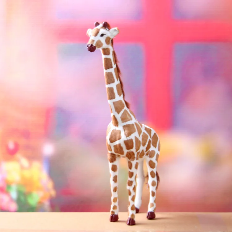 

simulation giraffe model about 45cm standing giraffe toy,polyethylene resin handicraft,decoration a1823