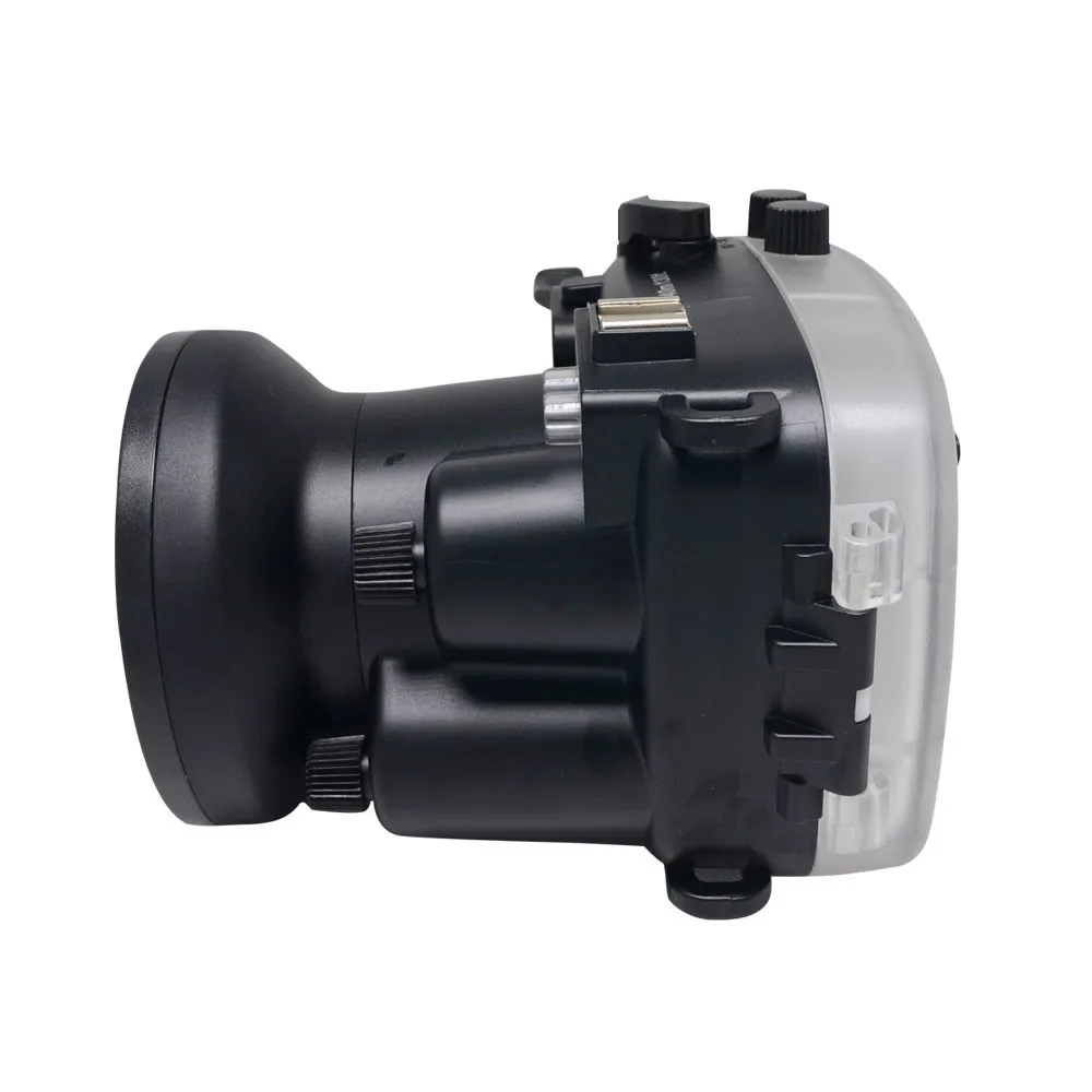กล้องกันน้ําใต้น้ําสําหรับ Fuji Fujifilm X-M1 XM1 16-50 มม.เลนส์กันน้ํา 40M 130ft