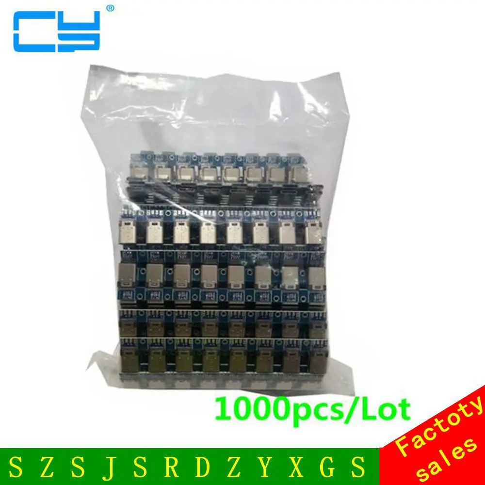

1000pcs USB-3.1 Welding Male jack Plug USB 3.1 Type C Connector with PCB Board Plugs for Android