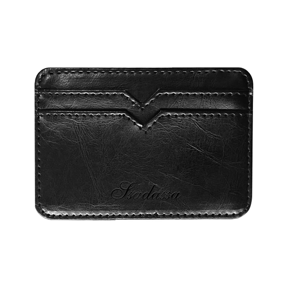 New Fashion Man Small Leather Magic Wallet With Coin Pocket Men\'s Mini Purse Money Bag Credit Card Holder Clip For Cash